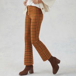 Anthropologie Maeve Knit Kick Flare Pants